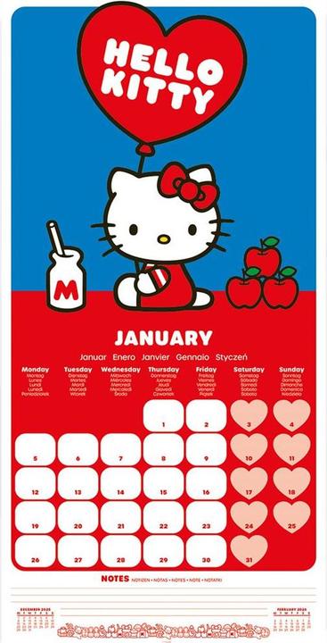 Immagine prodotto Hello Kitty Calendario (30 x 30 cm)