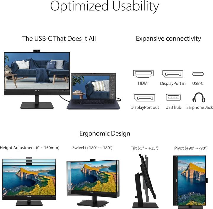 Produktbild ASUS BE27ACSBK (2560 x 1440 Pixel, 27")