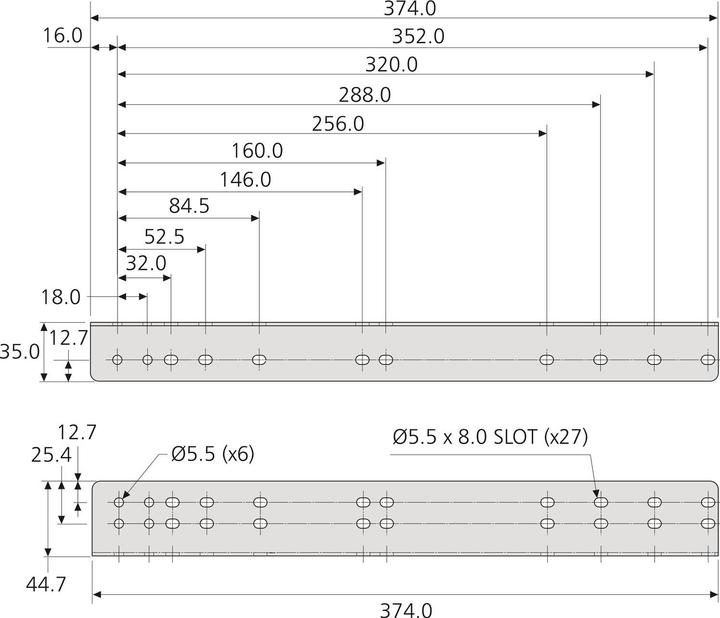 Produktbild Accuride Montagewinkel zu Kugel-Vollauszüge (Schwerlastschiene) 5321EC