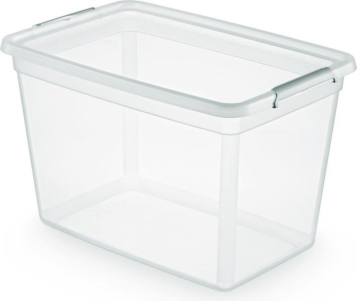 Produktbild Moxom Vorratsbehlter, Basestore, z klipsem, 60l, transparent (60 l)