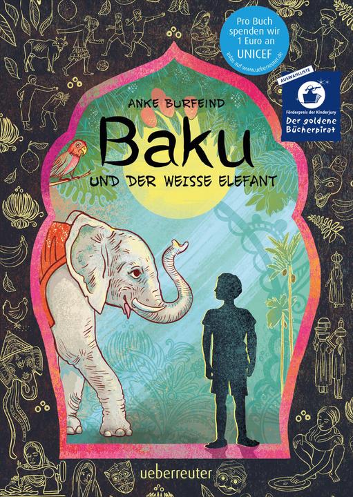 Actual product image Baku und der weisse Elefant (German, Anke Burfeind, Annabelle von Sparrowhawk, 2021)