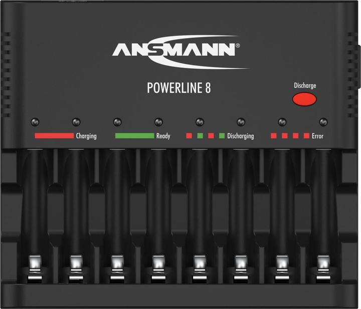 Produktbild Ansmann Ladegerät Powerline 8 für 1-8 AA / AAA Akkus (AA, AAA)