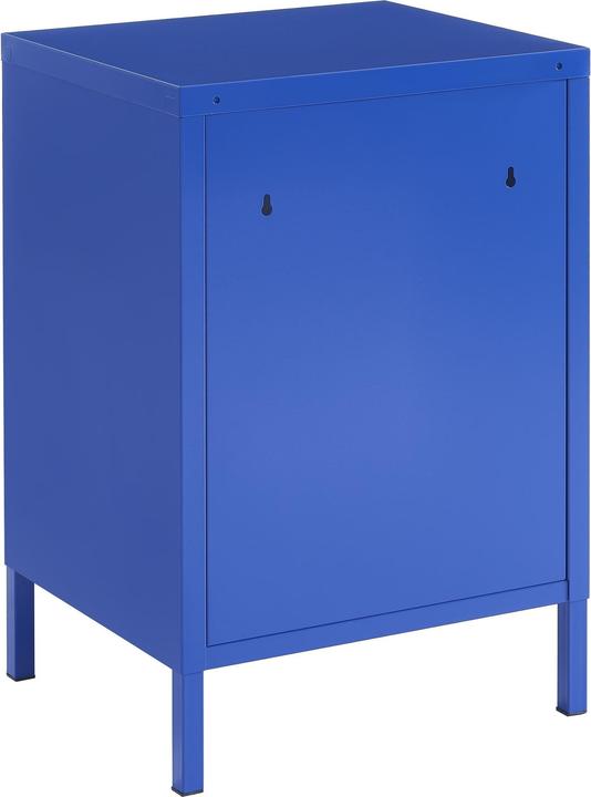 Actual product image Pantone Nachttisch Metall elektrisch blau 40cm (40 x 35 x 58 cm)