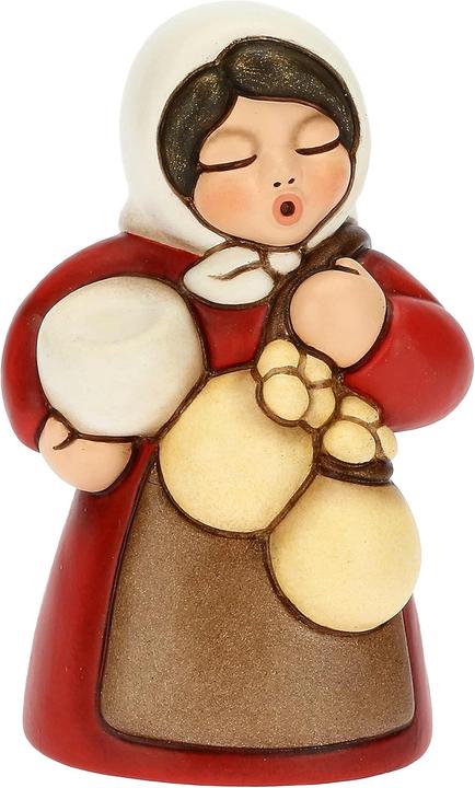 Actual product image Thun Krippenfigur - Frau mit Käse