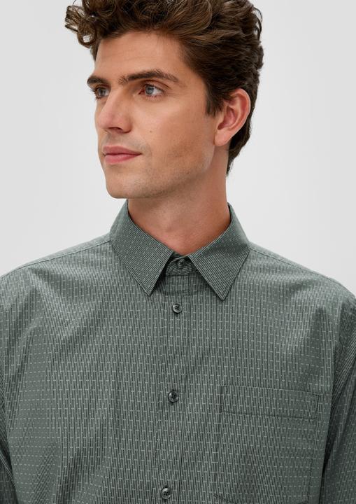 Produktbild s.Oliver Hemd Slim: Hemd aus Baumwollstretch (S)