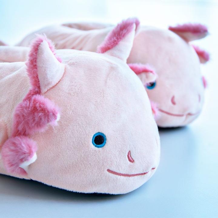 Produktbild Mikamax Axolotl Slippers – Cozy, Cute & Quirky (36, 37, 38, 39, 40, 41)