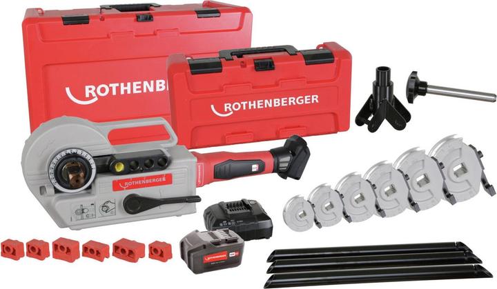 Image du produit Rothenberger Kit de cintrage de tubes sur batterie ROBEND® 4000 E 12-14-16-18-22-28mm (Outils)