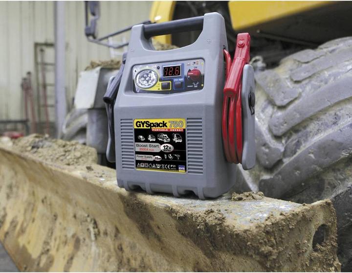 Productafbeelding GYS Snelstartsysteem Gyspack 750 026179 Startstroom (12 V)=750 A Werking (2500 A, 28000 mAh)