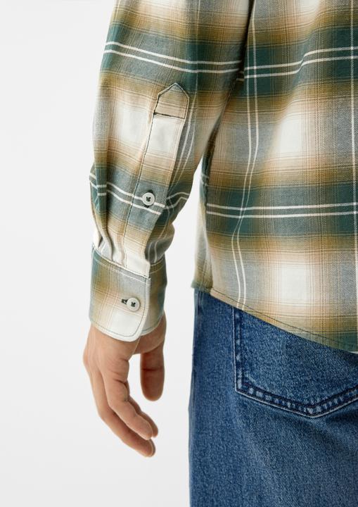 Produktbild s.Oliver Hemd Regular: Kariertes Flanell-Hemd (S)