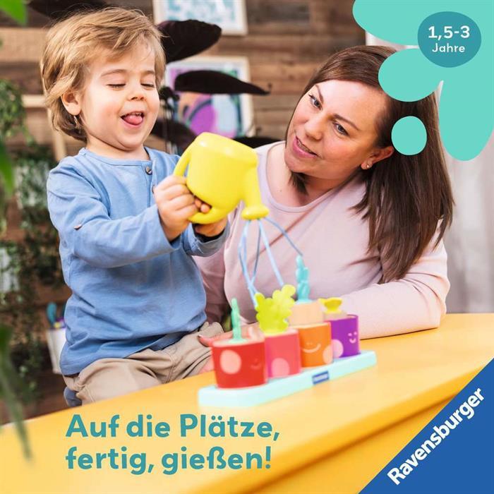 Produktbild Ravensburger Play+ Puzzle- & Spiel-Set: Meine kleinen Pflanzen – Kinderpuzzle, Pretend Play Set