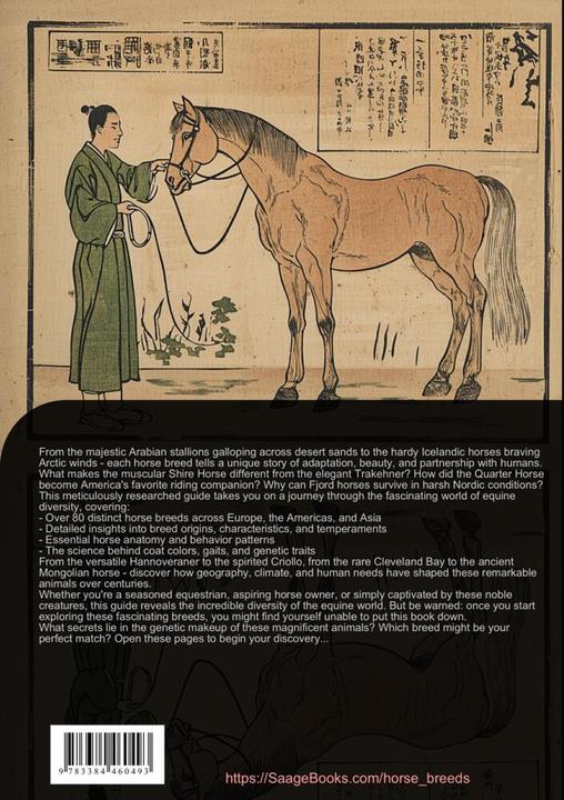 Actual product image Horse Breeds: A Complete Guide to Types of Horses from Arabian to Icelandic (English, German, Artemis Saage, 2024)