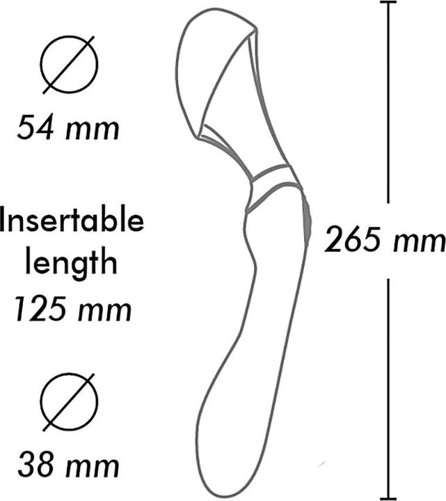 Immagine prodotto Shunga Massaggiatore intimo Zoa nero