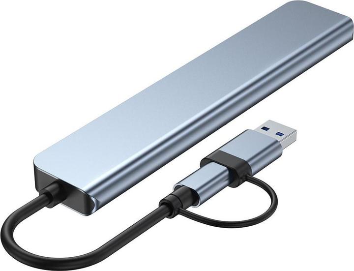 Produktbild PowerGuard SevenPack 7-in-1 USB-C, USB-A to USB Multiport Hub Adapter (USB-A, USB-C, 7 Ports)