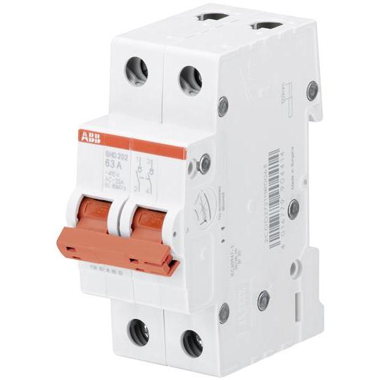 ABB, Schutzschalter, SHD202/50 Lasttrennschalter 2P, 50A 2CDD272111R0050