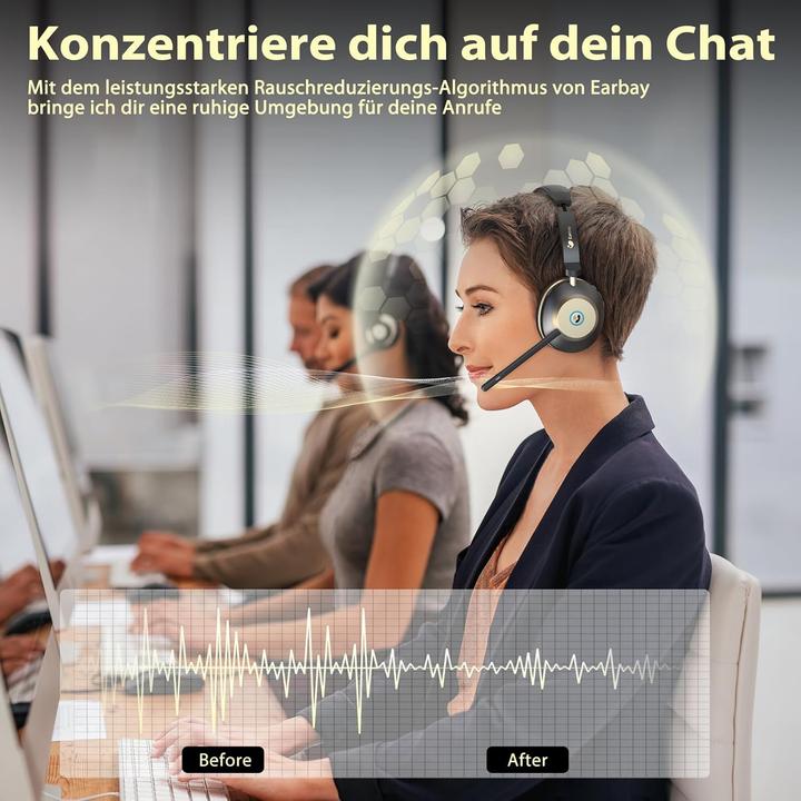 Produktbild EarBay Kabelloses Bluetooth-Headset mit Mikrofon (Kabellos)