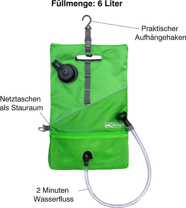 Produktbild Kurgo Dusche für unterwegs (Hund, 6000 ml)