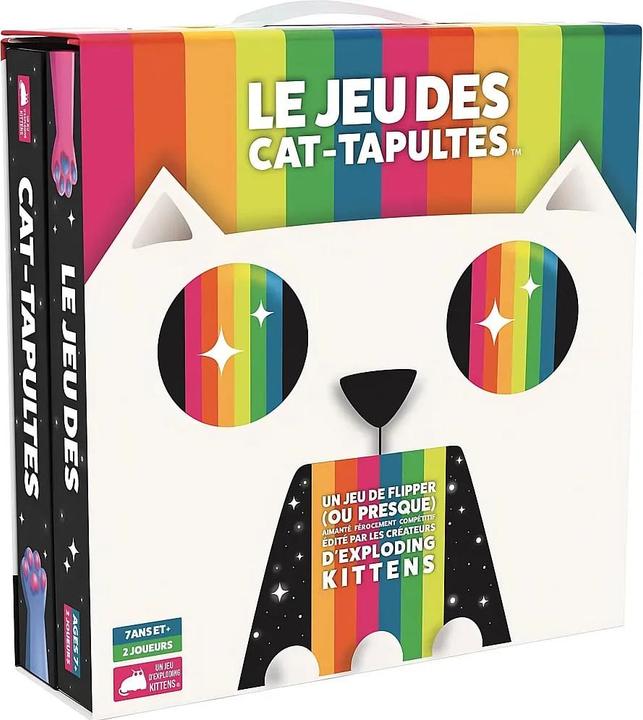 Immagine prodotto Exploding Kittens Cat-Tapultes - Gattini Esplosivi Un Gioco Di Bocca E Gatto (Fr) (Francese, 2 Giocatori)