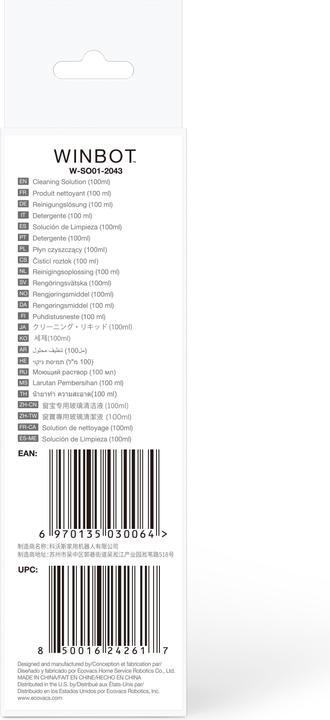 Produktbild Ecovacs Winbot Reinigungslösung