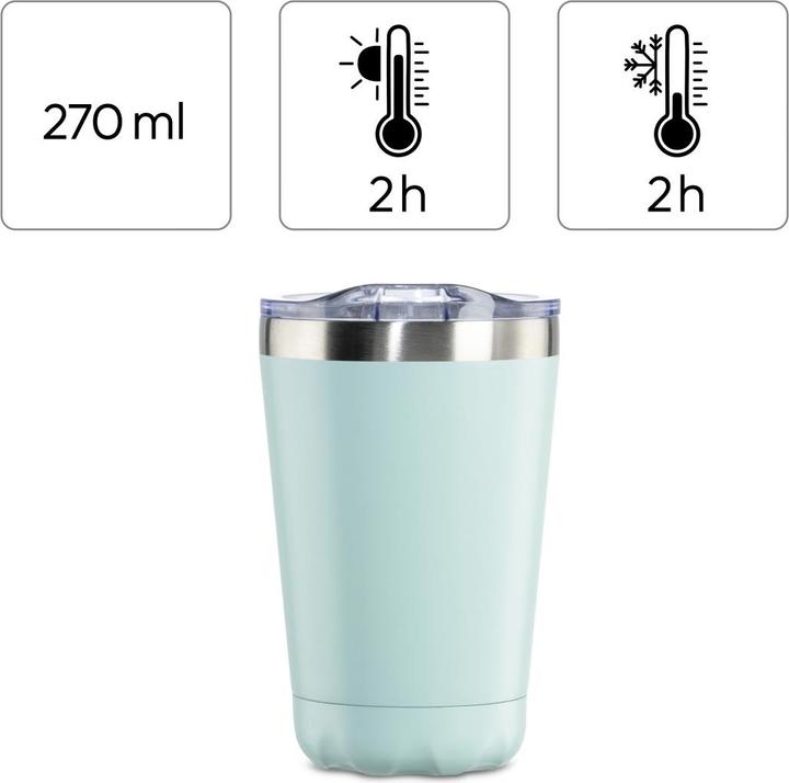 Actual product image Xavax Insulated mug, 270 ml, pastel blue (0.27 l)