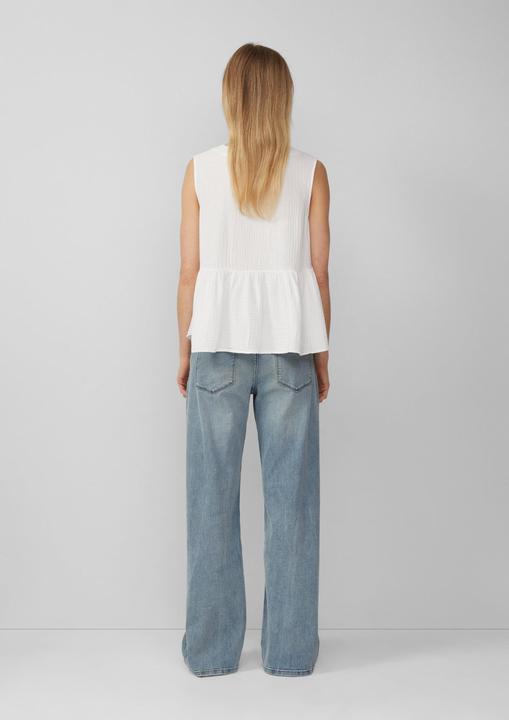 Immagine prodotto s.Oliver Bluse Ärmellose Bluse im Relaxed Fit mit Bindedetail (32)