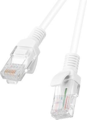 Produktbild Lanberg PCU5-10CC-0200-W Netzwerkkabel 2 m Cat5e U/UTP (UTP) Weiss (U/UTP, CAT5e, 2 m)