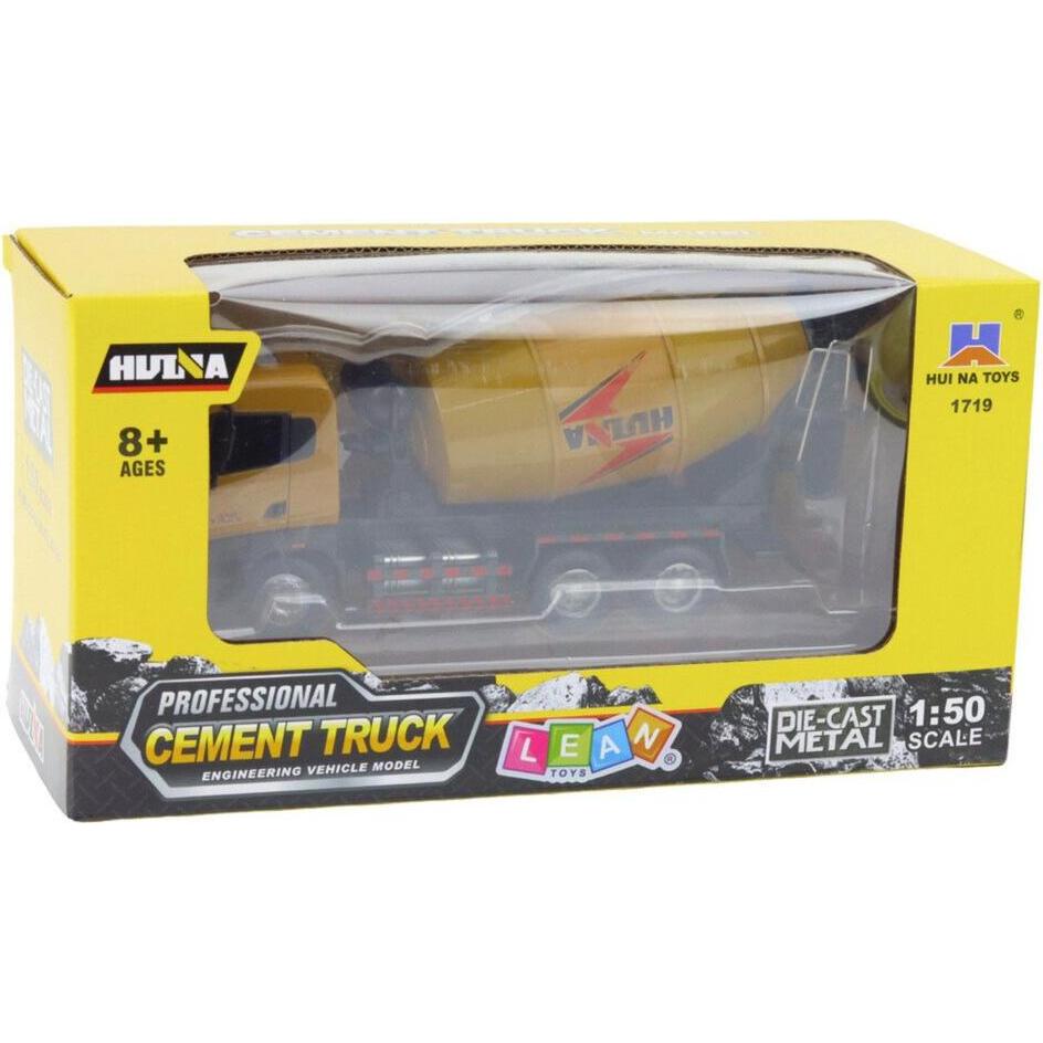 Huina Betoniarka Pojazd Budowlany Metalowa Khaki 1:50