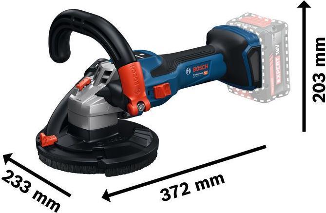 Produktbild Bosch Professional Bosch Blau 0601776201 GBR 18V-15 S 18V Accu Betonslijpmachine xcl. accu en lader in L-BOXX