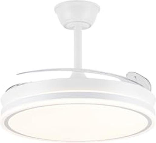 Produktbild Wonderlamp Opklapbare LED-Ventilator mit App, Fernbedienung, Dimmfunktion und Stilleinsatz