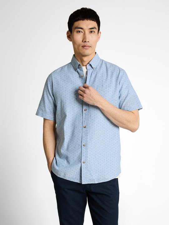 Immagine prodotto Tom Tailor Regular Fit Kurzarmhemd mit Leinenanteil (L, M, XL)