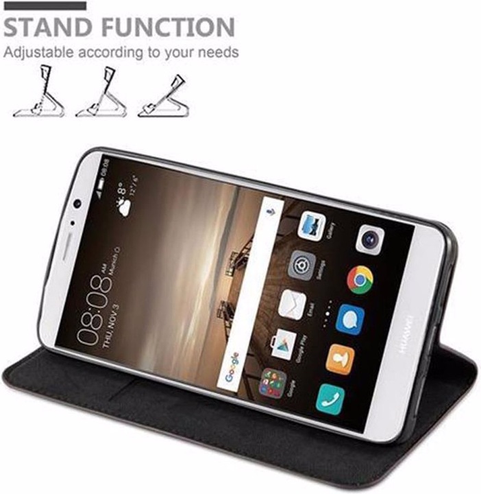 Actual product image Cadorabo Book Invisible Magnet Cover (Mate 9)