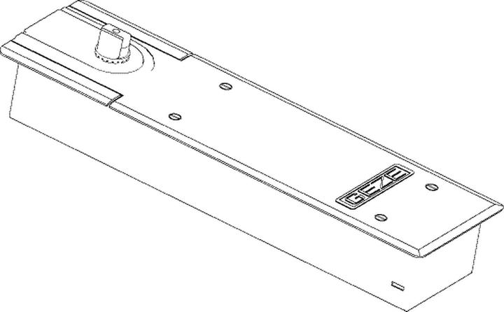 Image du produit Geze Ferme-porte au sol STOP TS 550NV, a (Intérieur)