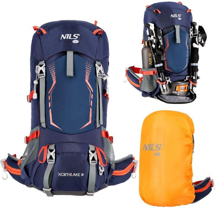 Actual product image Nils NC1993 WANDERRUCKSACK MARINEBLAU NORTHLAKE 30L+10 CAMP (40 l)