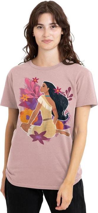 Actual product image Disney Womens/Ladies Flowers T-Shirt (XXL)