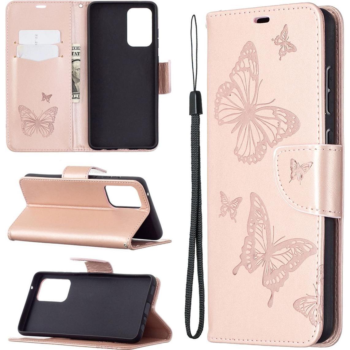 König Design Hülle Handy Schutz für Samsung Galaxy A72 5G Case Cover Tasche Etui Bumper Rosa (Samsung Galaxy A72 5G), Sm...