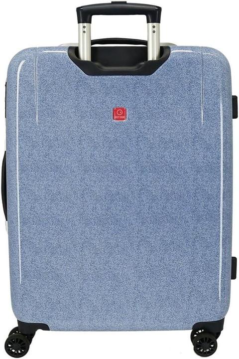 Actual product image Spiderman Denim Cabin and Medium Suitcase Set (70 l)