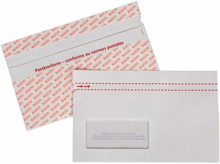 Immagine prodotto Elco Busta per documenti in carta C5/6 con finestra a sinistra, 250 pezzi (C5/6, 250 pz.)