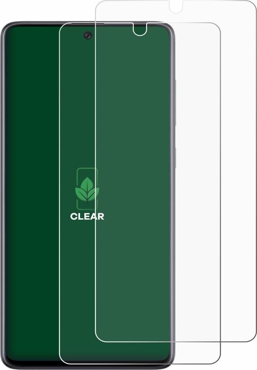 Produktbild ScreenLeaf Schutzfolie nachhaltiger Displayschutz Displayschutzfolie Folie Klar Transparent (2 Stück, Samsung Galaxy A71)