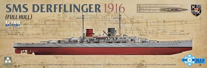 Produktbild Takom SMS DERFFLINGER 1916 (FULL HULL)