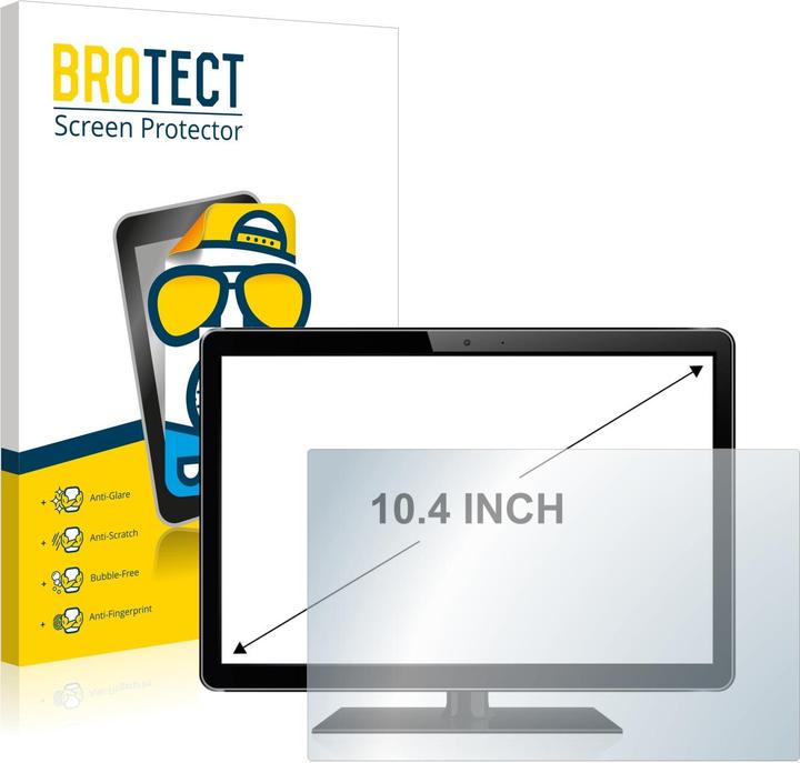 BROTECT Entspiegelungs-Schutzfolie Displayschutz Matt (2 Stück, Universal)