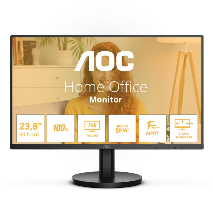 Actual product image AOC 24B3HMA2 (1920 x 1080 pixels, 23.80")
