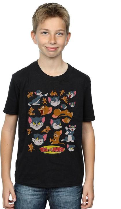Actual product image Tom & Jerry Boys Many Faces T-Shirt (152, 158)