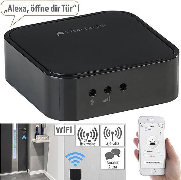 Produktbild VisorTech WLAN-Gateway für elektronische Tür-Schliesszylinder (Smartphone)