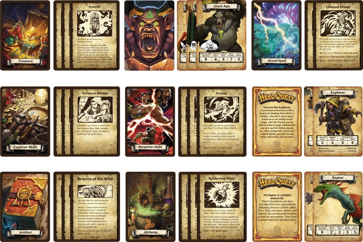 Immagine prodotto Hasbro Espansione per il gioco da tavolo HeroQuest Pacchetto avventura Giungle di Delthrak *versione (Inglese)