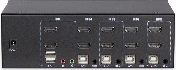 Actual product image Intertech KVM AS-42HA HDMI HDMI, USB