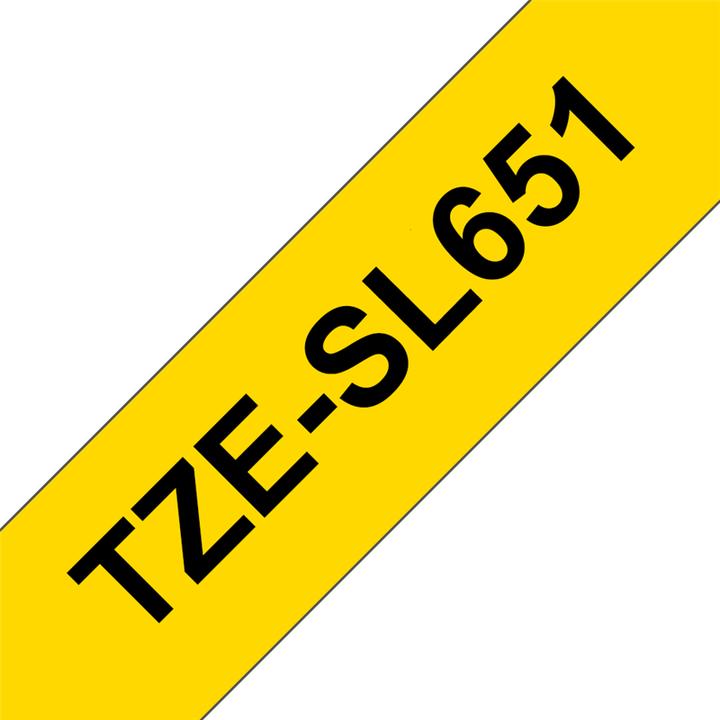 Produktbild Brother TZe-SL651 (2.40 cm, Gelb)