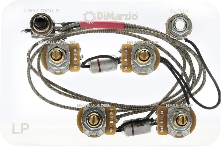 Image du produit DiMarzio Kit Cavi Preassemblato Les Paul (Pièces de rechange pour instruments)
