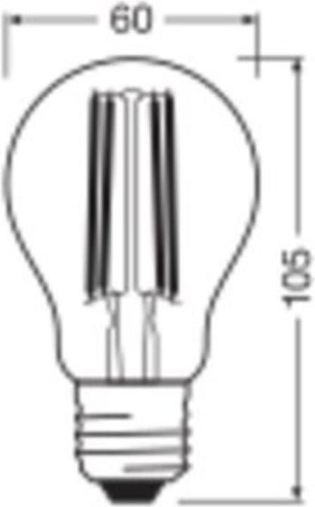 Produktbild Ledvance LED CLA60DIM 7. (E27, 806 lm, 1 x)