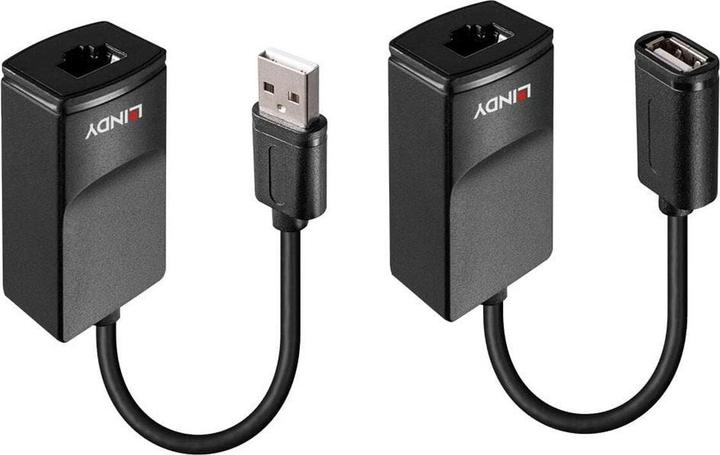 Produktbild Lindy 60m USB 1.1 Cat.6 Extender Basic 60m USB 1.1 Verlängerung (CAT6, 60 m)