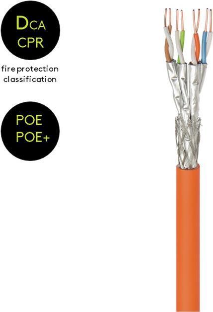 Produktbild Goobay Netzwerkkabel CAT 7a S/FTP 4 x (S/FTP, CAT7a, 500 m)