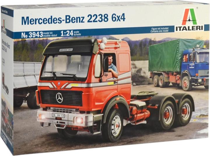 Actual product image Italeri 1:24 Mercedes Benz 2238 6x4